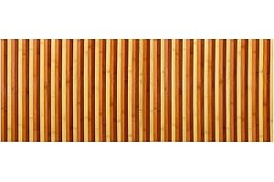 IlGruppone Passatoia per Cucina o Tappeto da Ingresso in Vero Bamboo Naturale 7 Misure 7 Colori - 50x300 cm - Arancio