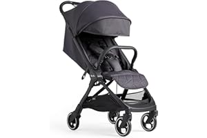 Silver Cross | Clic Compact Pushchair | Travel Stroller | Foldable & Lightweight Stroller | Cabin Size | Newborns - 4yrs | Magnet