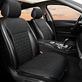 Coprisedili Auto Anteriori Carpendo - Universali, Con Airbag Compatibile, Nero Comfort - 2