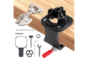 AXPPIN Dima per cerniera 35mm apri foro,Dima per cerniere,Dima per fori a Tasca,dima per cerniere a scodellino per forare con precisione cerniere nascoste, cerniere di mobili e porte