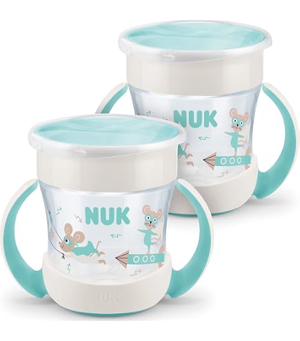 MAM Gobelet D'Apprentissage Starter Cup Day&Night 150 Ml – 4 Mois & Plus, Bleu