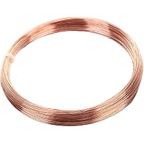 UTILE Kupferdraht 20 Gauge – 99% Kupfer, 90 M Für Schmuck, Perlen & Bastelprojekte