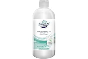ESSENZA BUCATO LINEA PROFESSIONALE Essenze profuma bucato Igienizzante Muschio Bianco 500 ML