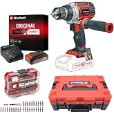 Einhell TP-CD 18/60 Li BL Ak&uuml;l&uuml; Vidalama Seti (2,5 Ah Ak&uuml; ve Şarj Cihazı, 32 Par&ccedil;a U&ccedil; Seti ve &Ccedil;anta Dahildir)