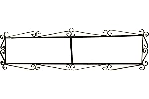 ART ESCUDELLERS ŻELAZNA RAMA 12 PŁYTEK FLOR/MOSAICO MEDIANO 10,9 cm x 66 cm Czarna żelazna rama do łatwego zawieszenia na ścianie płytek MOSAICO MEDIANO i FLOR MEDIANO wzory