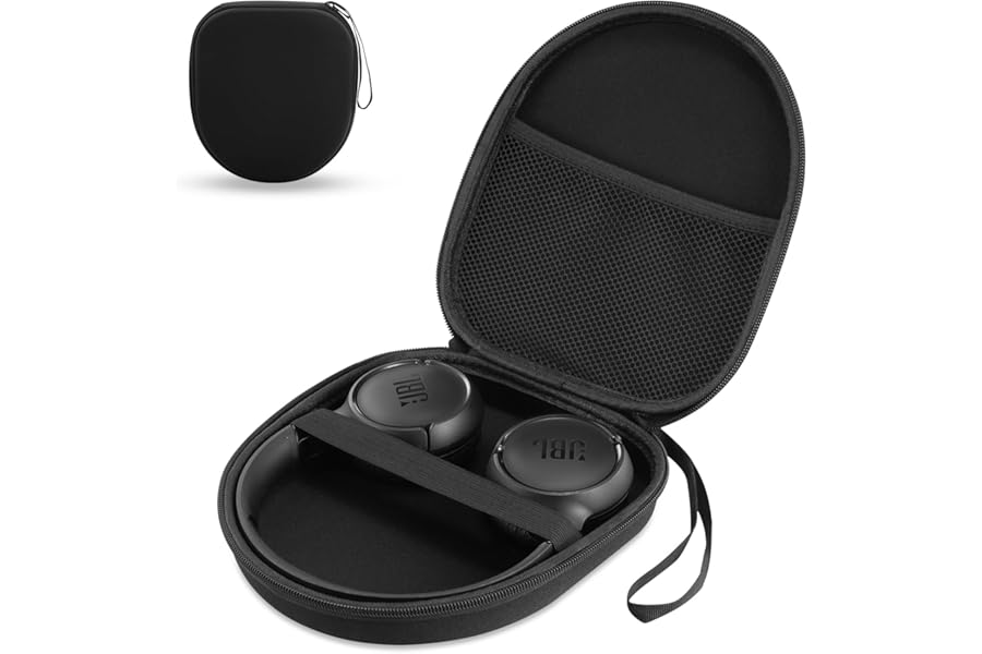 Case Compatible with Sony WH-CH520N WH-CH720N, and JBL 510BT 520 BT 720BT 770 NC 760 NC 670 NC Wireless Noise Cancelling Headphones, Portable Travel Headphone Storage Cover Bag (Black)