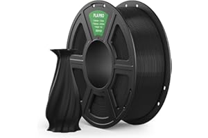 ‎DEEPLEE DEEPLEE PLA PRO Filament 1.75mm, Stärkere Zähigkeit 3D Drucker Filament, PLA Filament Maßgenauigkeit ±0.02 mm, Sauber gewickelt, Einfach zu Drucken, Passend für die meisten FDM 3D Drucker, Schwarz 1KG