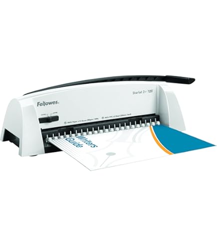 MYFULLY Comb Binding Machine, 21-Holes, 450 Sheets, Paper Punch Binder
