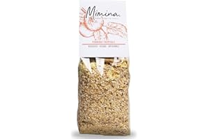 Mimina - Porridge Tropicale, Fiocchi d' Avena Aromatizzati con Banana in Chips e Cocco in Scaglie, Porridge Bio, Vegan, Cereali Integrali Confezione da 300gr
