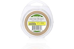 WALKER TAPE Rollo adhesivo de 25 mm de fuerte efecto adhesivo de doble cara para pelucas.