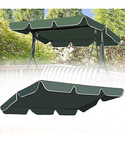 TolleTour baldacchino di ricambio parasole copertura antivento altalena hollywood 210x145cm antracite