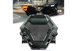 DREAMIZER Faro Posteriore Moto MT07 Led Sequenziale Integrata per Indicatori Di Direzione Lampada Del Freno Compatibile per FZ07 2014-2017 MT25 MT03 YZF R3 R25 2014-2021