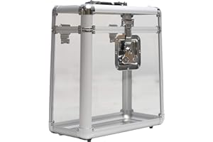 ROCK ON WALL Flight Case, 25 LP, Clear