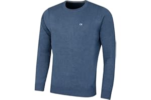 Calvin Klein Herren mit Rundhalsausschnitt aus weicher Baumwolle Sweater