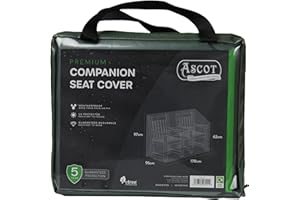 ASCOT GARDEN FURNITURE COVERS Ascot Premium Companion Seat Cover - 170 X 95 X 62/97 (H) cm Garden Green