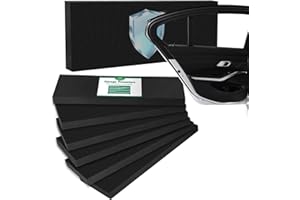 Vautvis Mousse Protection Garage, 6 PCS Protection Portiere Voiture Autocollante 30x10x1.8cm, Mousse Antichoc, Protection Mur De Voiture Et De Garage, Protection des Colonnes De Garage