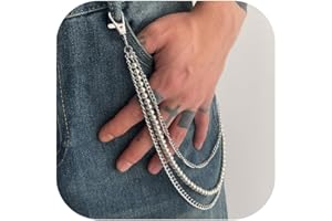 YANCHUN Pearl Wallet Chain for Women Jean Trouser Chain Wallet Belt Chain for Men Trendy 2025