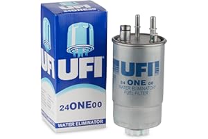 UFI Filters, Filtro Gasolio 24.ONE.00, Filtro Carburante per Ricambio, Adatto ad Auto, Applicabile su Diversi Modelli come Ford, Fiat e Tata
