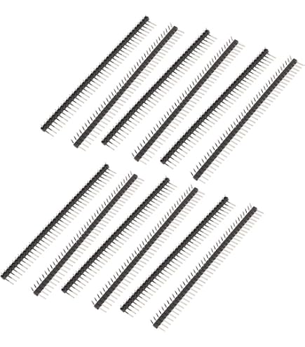 10 Cavi A Nastro Femmina-Femmina 2P, Passo 2.54mm, Lunghezza 31cm, Per Arduino Breadboard E Progetti Elettronici Fai Da Te, Sourcingmap - 5