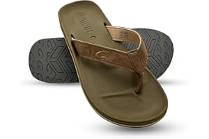 Gambol Men's Flip Flops - Beach Style and Comfort - Ideal Footwear for Casual Occasions - Suede Fit with GBOLD Flip Flop Technology - Simple & Lightweight for Travel