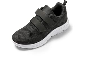 JOMIX Damskie i męskie buty sportowe z zapięciem na rzepy, uniseks, oddychające buty do fitnessu, na siłownię, do chodzenia, antypoślizgowe buty do biegania