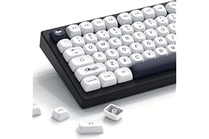 Womier PBT-Tastenkappen, 75 Prozent, MOA-Tastenkappen, Farbstoff-Sublimation, benutzerdefiniertes Tastatur-Tastenkappen-Set für 61/64/68/84/87/100/104/108 Cherry MX mechanische Tastatur, japanischer