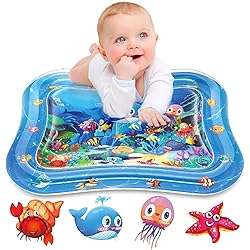Tapis Eau Eveil 70x50cm Gonflable Sensoriel Tapis D'Eau Pour Bébé De