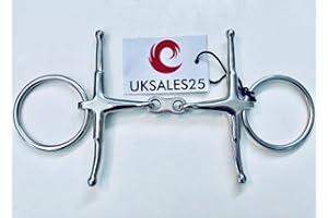 UKSALES25 Loose Ring French Link Fulmer Snaffle Bit (Horse Bit) (6")