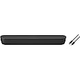 Panasonic SC-HTB200EBK Bluetooth All-In-One TV Sound Bar - Black & Amazon Basics Digital Optical Audio Toslink Cable (1 m / 3.3 Feet)