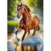 TOSTOG Diamond Painting Kit Completo - Paesaggio 30x40 Cm, Diamanti Rotondi, Strumenti Inclusi, Per Adulti E Principianti