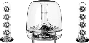Harman Kardon Soundsticks III LED Desktop Wired Speaker System - Transparent