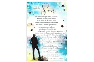 CARDBARGAINSUK To A Special Son Birthday Card - Size 6" X 9"