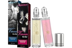 FOCUSUN Roller Ball Perfume, Pheromone Perfume for Women and men, Desire pheromone, romantic, Long Lasting fragrance, Love Cologne (pink&blue)