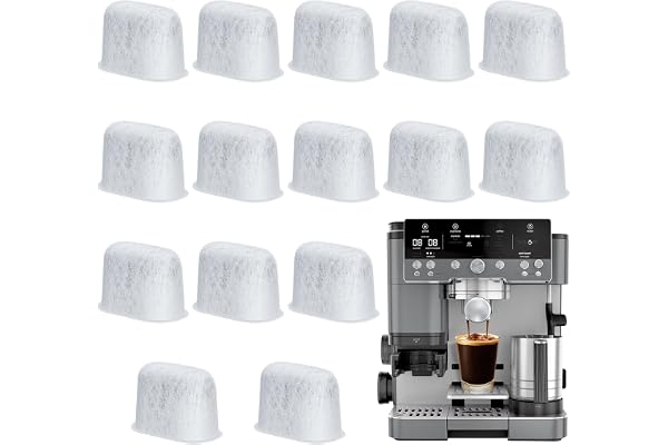 Tranrantic 15-pack vattenfilter för Ninja Luxe Cafe tillbehör, ersättning filter för Ninja kaffemaskin