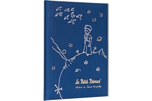 Grupo Erik Cuaderno A5 hojas blancas El Principito - Journaling notebook A5 | Bloc de notas A5 - Cuadernos tapa dura con marcapáginas y pegatinas, 192 págs