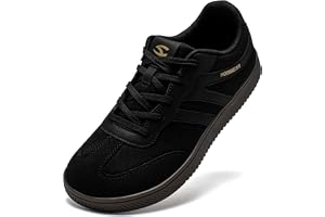 HOBIBEAR Retrostil sneakers för kvinnor män: Lätt fritidssko anatomisk tålåda för komfort hela dagen