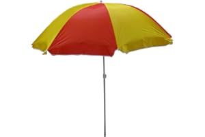 BEST PRICE SQUARE Hamble Distribution ltd Redwood Leisure 1.8m Polyester Beach Umbrella - Adjustable Angle