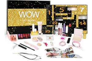 Dynaeuty Calendrier de l'Avent 2025 pour Femmes et Filles, 24 Pcs Kit Maquillage Femme Professionnel, Calendrier du compte à Rebours,Cadeau de Noël idéa#B