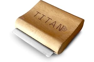 Titan K9 Dog Dematting Comb – Gentle Detangling Comb for Dogs & Cats – Effective Pet Hair Remover Grooming Tool for Knots, Mats & Shedding (Small)