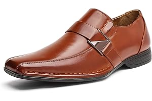Bruno Marc Men's Giorgio Leather Lined Dress Loafers Shoes