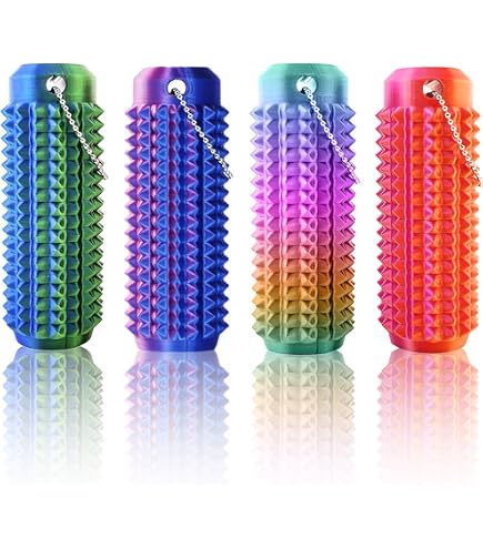 JOYVOVO 4X Fidget Jouet Porte-Clés, Pendentif, Sensoriels Porte-Clés Portable pour Soulager L'Anxiété et Soulager La Douleur, Fidget Keychain Stress TDAH Porte-Clés de Massage à Rouleau Apaisant JOYVOVO 4X Fidget Jouet Porte-Clés, Pendentif, Sensoriels Porte-Clés Portable pour Soulager L'Anxiété et Soulager La Douleur, Fidget Keychain Stress TDAH Porte-Clés de Massage à Rouleau Apaisant