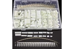 ARCELI 1220 szt. 2,54 mm JST-XHP 2/3 / 4/5 / 6/7 / 8/9-pinowa obudowa i zestaw obudowy pinowej, Dupont męskie żeńskie zaciski nagłówkowe złącze adapter zestaw wtyczek z przezroczystym plastikowym pudełkiem