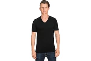 Brass Monkeys - 100% Pure Merino Wool - V Neck Shirt - Made in New Zealand - Warm & Soft, Thermal Undershirt