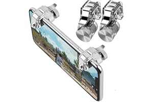 DAMOHONY Controlador de Juego Móvil PUBG para Fortnite/Knives out/Rules of Survival/Call of Duty, Teléfono Móvil Disparador de Juego Presione el Botón de Disparo Mango para Android iPhone iOS