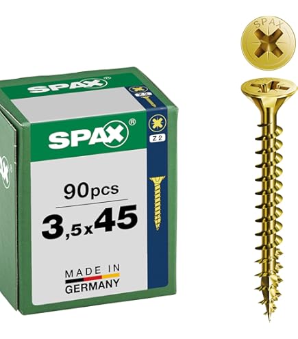 Lot de 400 Vis à bois Fischer PZ2 4,0x40mm Power-Fast Qualité Premium | UK