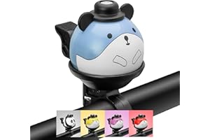 BYKING Bike Bell Kids, (4 COLOURS) Universal Bike/Scooter/Micro Scooters Plain Handlebar Bell, Kids Bike Accessories | Loud | Waterproof | For Boys & Girls | Bicycle Bell Kids
