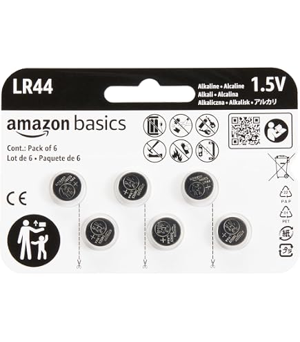 Confezione 30 Batterie A Bottone AG0/LR521 – 1,55 V – Ricambio Per Orologi, Giocattoli E Calcolatrici