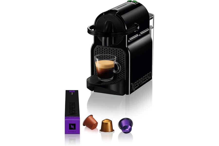 Nespresso Inissia EN80.B Espresso Coffee Maker, Black