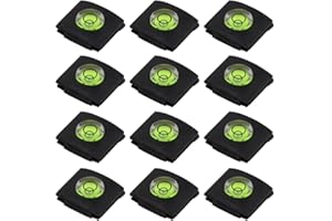 SENHAI Juego de 12 fundas de zapata caliente, linterna de cámara, cubierta de zapata de burbuja de nivel de burbuja para Canon, Nikon, Panasonic, Fujifilm, Olympus, Sigma, PENTAX, DSLR SLR