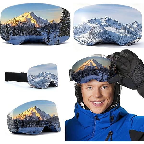 Fixateur De Lunettes De Ski, 2 Pièces Clips Pour Lunettes De Ski, Pince Pour Casque De Ski, Système De Rétention De Poignée Pour Lunettes De Sport D 'hiver, Facile à Installer